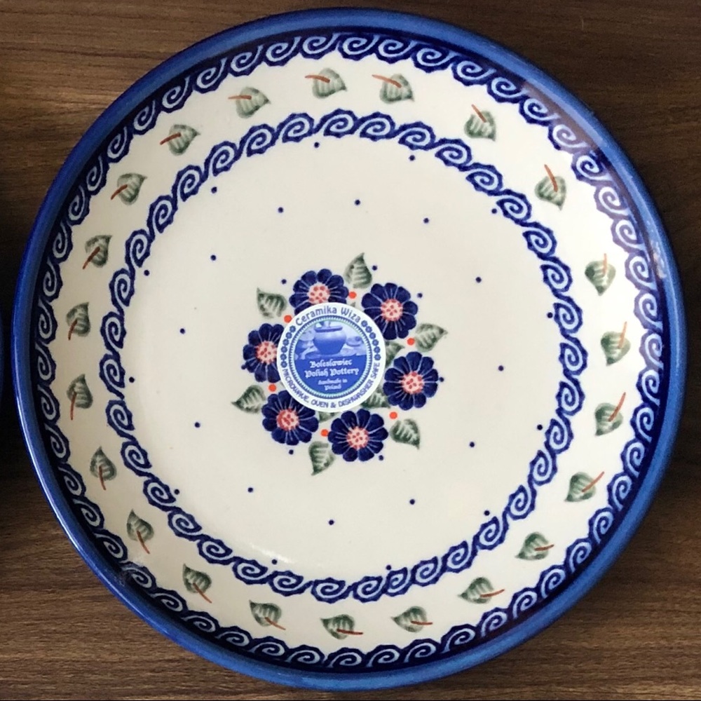 *SOLD* Set of Polish Pottery plates (4 NEW)